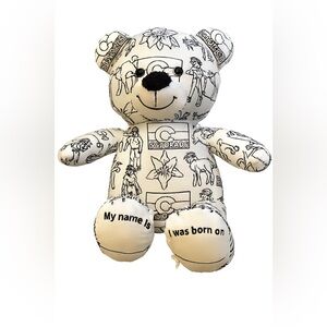 Color‑Me Plush Colorado Bear – Colourable Souvenir Toy